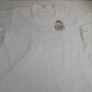 Vtg Cabo Wabo Cantina Cabo San Lucas Logo T-shirt Men's 2XL Sammy Hagar VH